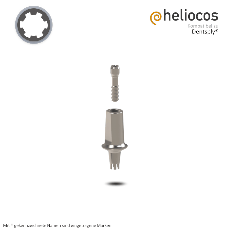 Dentsply® Abutment Ankylos® | 0° | GH: 1,5 mm | mit Rotationsschutz