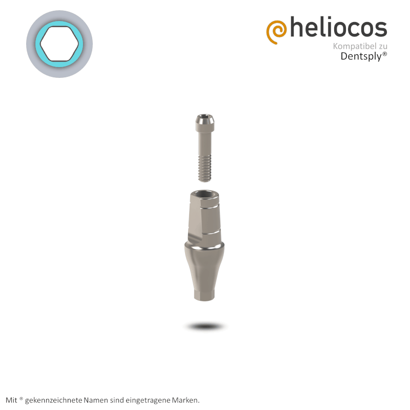 Dentsply® Abutment Astra Tech® OsseoSpeed® TX Ø 3,5/4,0 mm | Prothetikdurchmesser: 3,5 mm | 0° | GH: 4,0 mm